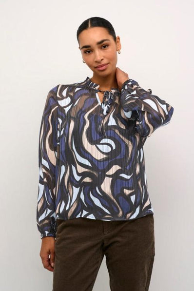 Kaffe bluser_skjorter Kaffe - Bluse, multi - 10509125