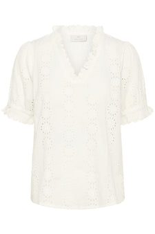 Kaffe bluser_skjorter Kaffe - Dona bluse, hvid - 10511446
