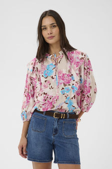Kaffe bluser_skjorter Kaffe - Haisley bluse, multi - 10511583-109324