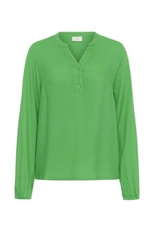Kaffe bluser_skjorter Kaffe - Mathilde bluse, grøn - 10509471-155534