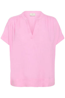 Kaffe bluser_skjorter Kaffe - Milia hørbluse, pink - 10509670