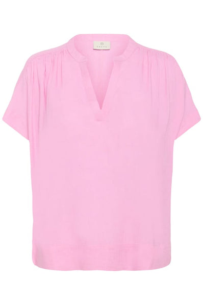 Kaffe bluser_skjorter Kaffe - Milia hørbluse, pink - 10509670