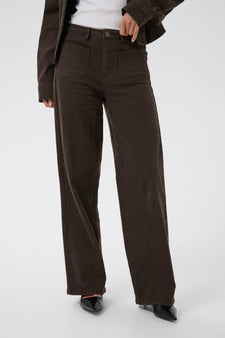 Kaffe bukser_leggiens_shorts Kaffe - Brook, jeans. brun - 10511225