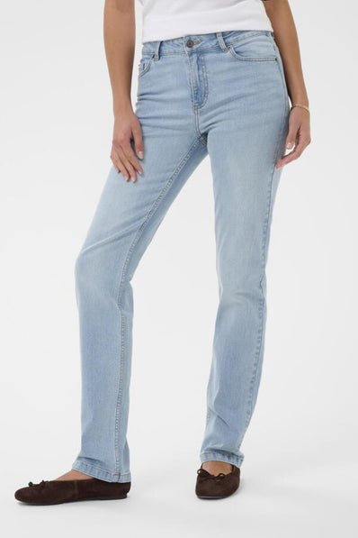 Kaffe bukser_leggiens_shorts Kaffe - Maris jeans, light blue - 10510727