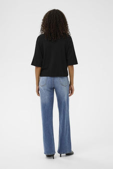 Kaffe bukser_leggiens_shorts Kaffe - Meadow jeans længde 30, medium blue denim - 10510711