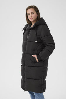 Kaffe jakker_blazere_veste Kaffe - Anika vinterjakke, sort - 10510276-100121