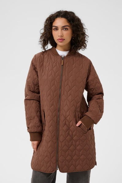 Kaffe jakker_blazere_veste Kaffe - Leila jakke, brun - 10511125