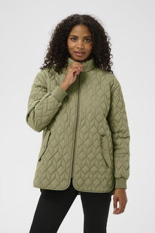 Kaffe jakker_blazere_veste Kaffe - Leila jakke, grøn - 10511122