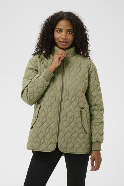 Kaffe jakker_blazere_veste Kaffe - Leila jakke, grøn - 10511122