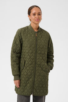 Kaffe jakker_blazere_veste Kaffe - Leila jakke, grøn - 10511122