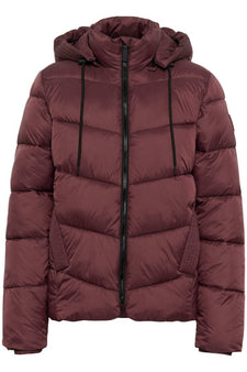 Kaffe jakker_blazere_veste Kaffe - Susanne vinterjakke, bordeaux - 10508811-191619