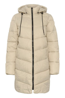 Kaffe jakker_blazere_veste Kaffe - Susanne vinterjakke, feather Gray - 10508810-151305