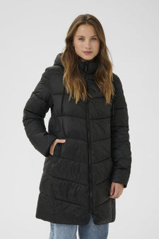 Kaffe jakker_blazere_veste Kaffe - Susanne vinterjakke, sort - 10508810-100121
