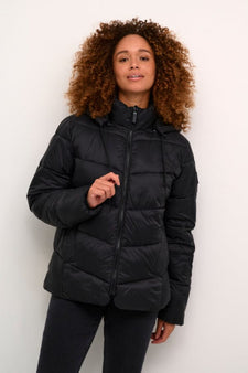 Kaffe jakker_blazere_veste Kaffe - Susanne vinterjakke, sort - 10508811-100121