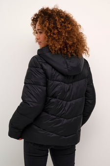 Kaffe jakker_blazere_veste Kaffe - Susanne vinterjakke, sort - 10508811-100121