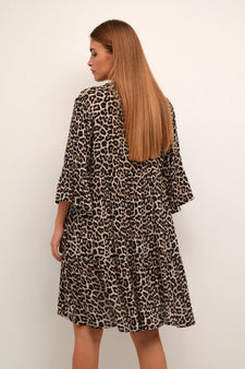 Kaffe kjoler_nederdele Kaffe - Kaisolde kjole, leopard - 10507512