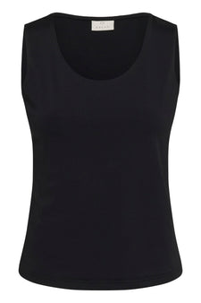 Kaffe t-shirts_toppe Kaffe - Arina top, sort - 10510692