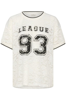 Kaffe t-shirts_toppe Kaffe - Belle blonde t-shirt, hvid - 10511385