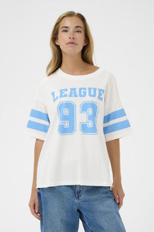 Kaffe t-shirts_toppe Kaffe - Hally t-shirt, hvid - 10511173