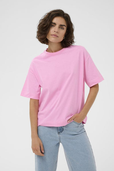 Kaffe t-shirts_toppe Kaffe - Tomina t-shirt, pink - 10509743