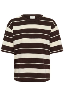 Kaffe t-shirts_toppe Kaffe - Winny t-shirt, brun - 10511813
