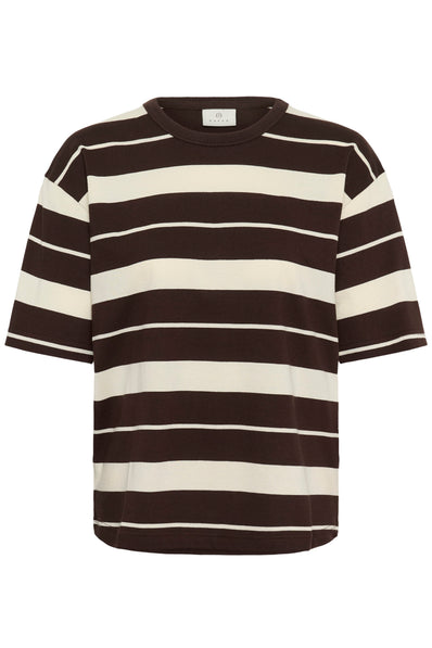 Kaffe t-shirts_toppe Kaffe - Winny t-shirt, brun - 10511813