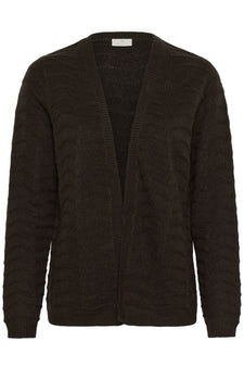 Kaffe trøje_strik_cardigan Kaffe - Emria cardigan, brun - 10511020