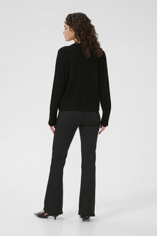 Kaffe trøje_strik_cardigan Kaffe - Niel cardigan, sort - 10510481