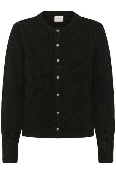 Kaffe trøje_strik_cardigan Kaffe - Niel cardigan, sort - 10510481