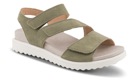 Legero sandaler lav hæl Legero - Damesandal, oliven - 2-000781