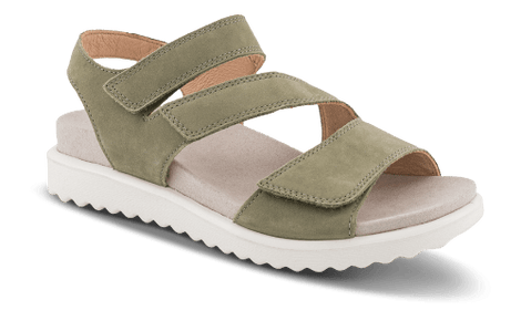 Legero sandaler lav hæl Legero - Damesandal, oliven - 2-000781
