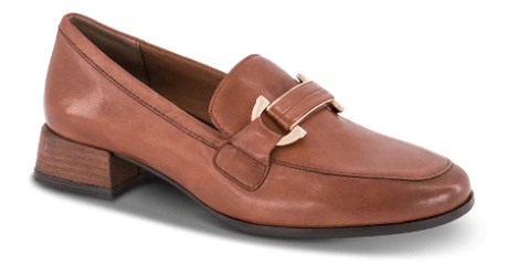 Marco Tozzi flade sko Marco Tozzi - Dame loafers, brun skind - 2-24206-43