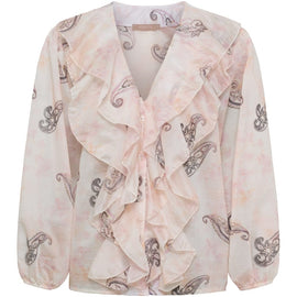 marta bluser_skjorter Marta - Alena bluse, beige - 8108