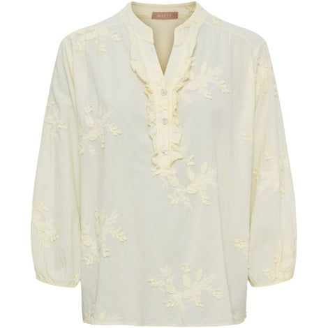 marta bluser_skjorter Marta - Annika bluse, gul - tc38653m