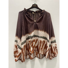 marta bluser_skjorter Marta - Belladonna bluse, marrone - 003