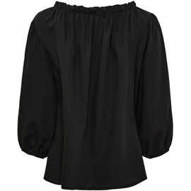 marta bluser_skjorter Marta - Juniper bluse, sort - 8558