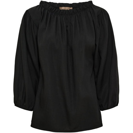 marta bluser_skjorter Marta - Juniper bluse, sort - 8558