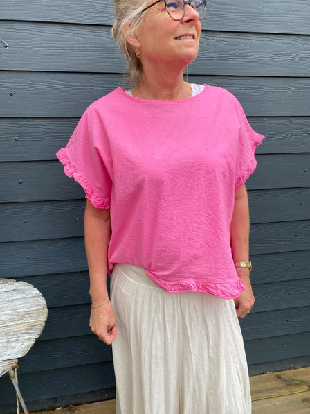 marta bluser_skjorter Marta - Kasimira blluse, fuxia - 86493