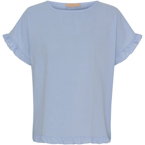 marta bluser_skjorter Marta - Kasimira bluse, blå - 86493