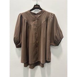 marta bluser_skjorter Marta - Melodie bluse, brun - 58210 30