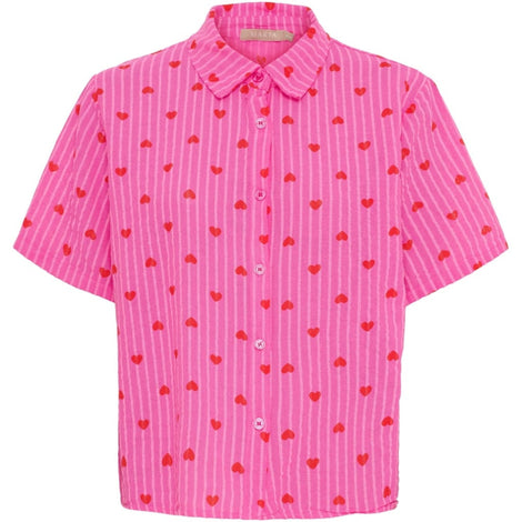 marta bluser_skjorter Marta - Menika bluse, fuxia - 7340