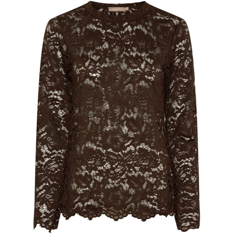 marta bluser_skjorter Marta - Milley Blonde bluse. Brun - 7707