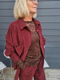 marta bluser_skjorter Marta - Milley blondebluse, brun - 7707