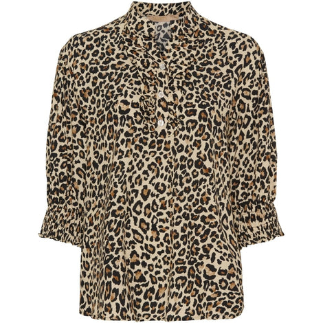 marta bluser_skjorter Marta - Unnur bluse, leo print - 6317