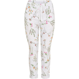 marta bukser_leggiens_shorts Marta - Harriet bukser, hvid med blomster - 21790