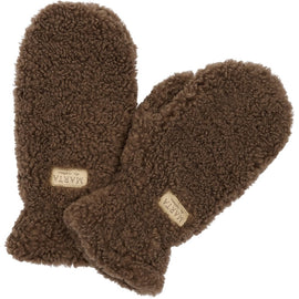 marta handsker_huer Marta - Teddy luffer, brun - 48744