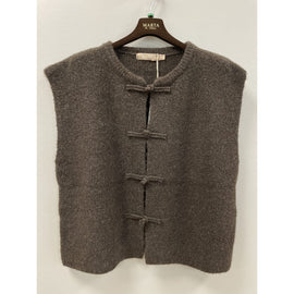 marta jakker_blazere_veste Marta - Celestia strik vest, brun - 9980