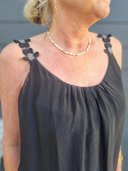 marta t-shirts_toppe Marta - Agnese top, sort - 61321