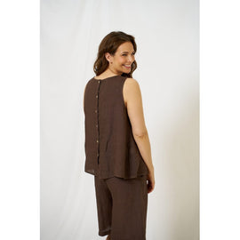 marta t-shirts_toppe Marta - Alessia top, mocca - 258917