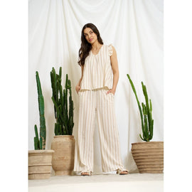 marta t-shirts_toppe Marta - Angelica top, brown - 18357